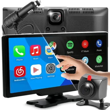 RETOO ER1078 1-DIN autoradio 10 26" s Wireless Apple CarPlay i Android Auto, crna